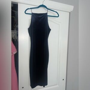 Forever 21 Midnight Blue Halter Bodycon Dress